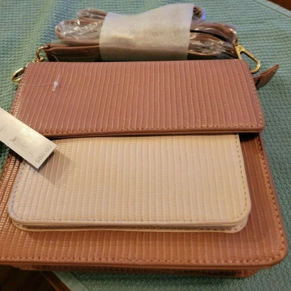 The Limited : Colorblock Crossbody Satchel, Pink, NWT